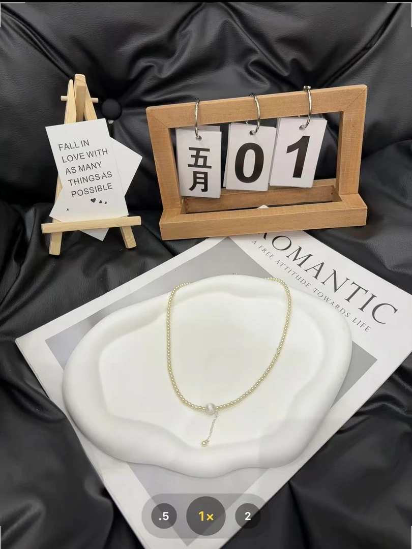 钛钢项链 【七安倩】流苏拉丝小米珠项链