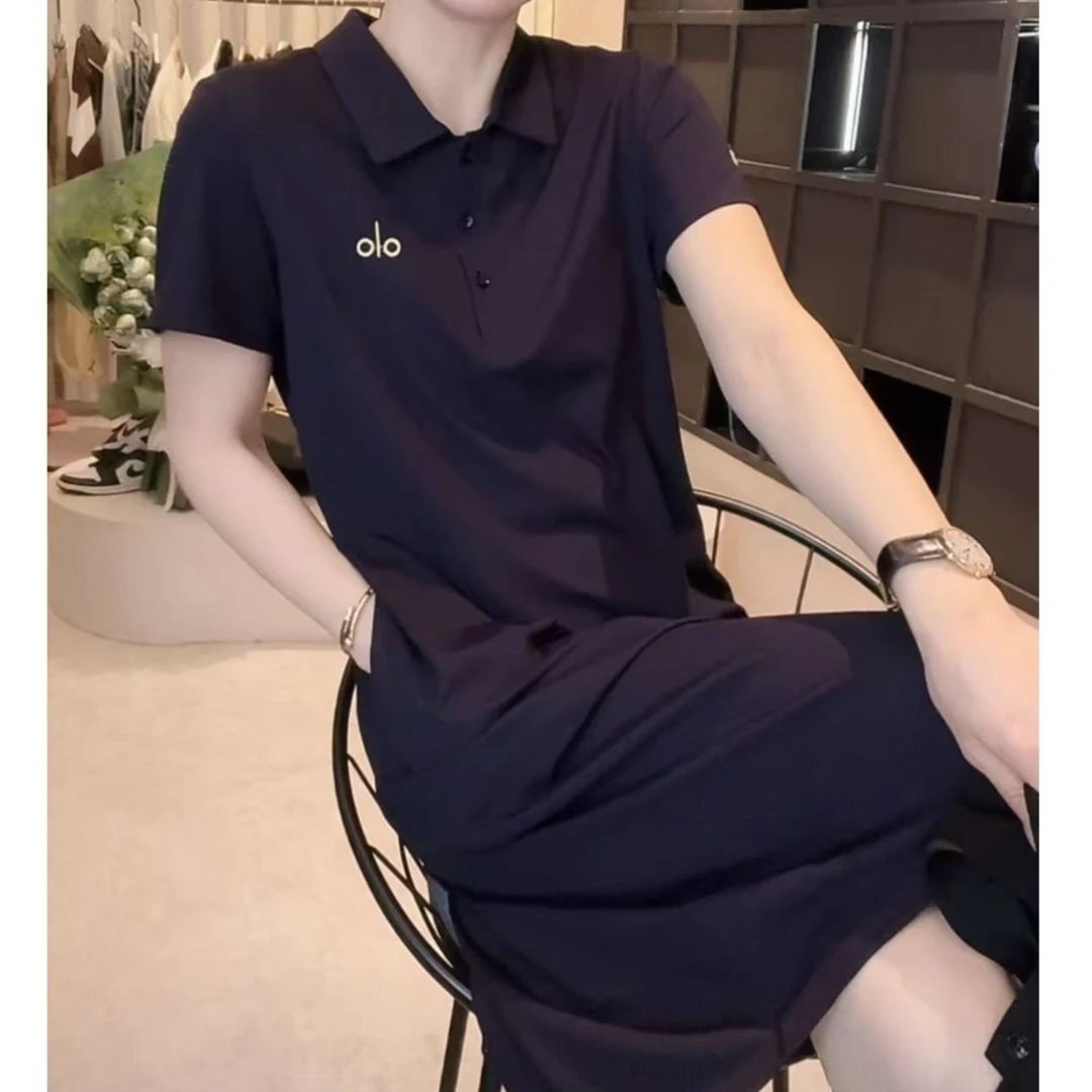 衬衫领设计感时尚百搭连衣裙显瘦上衣女减龄遮肉2025夏季新款