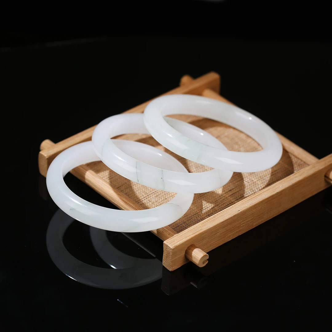 【麦子家族】天山翠微翠手镯玉石珠宝女玉镯优雅多样性发1 SZF6-01