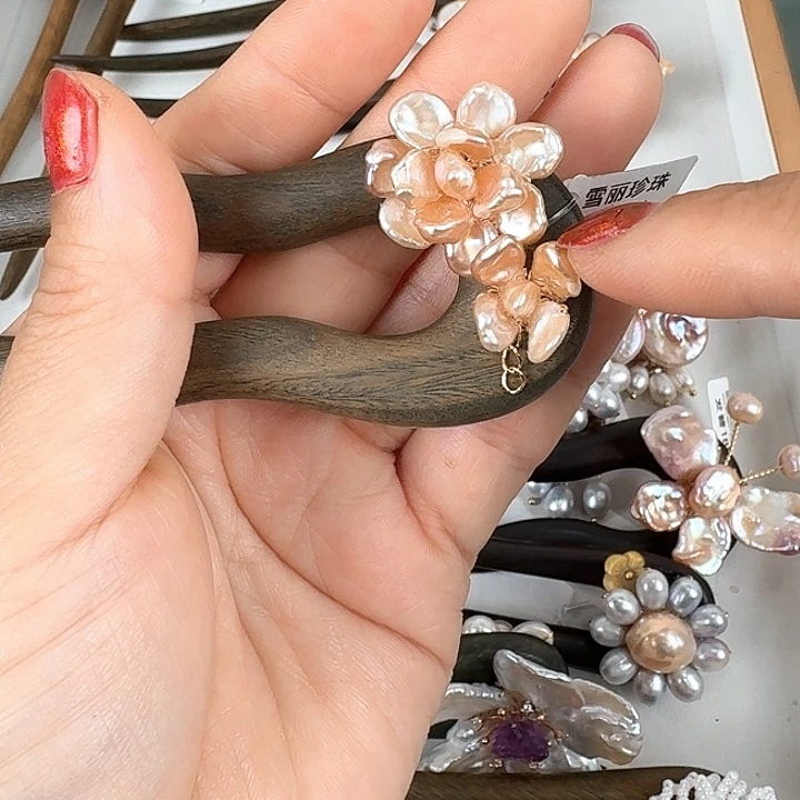 发饰未镶嵌淡水珍珠