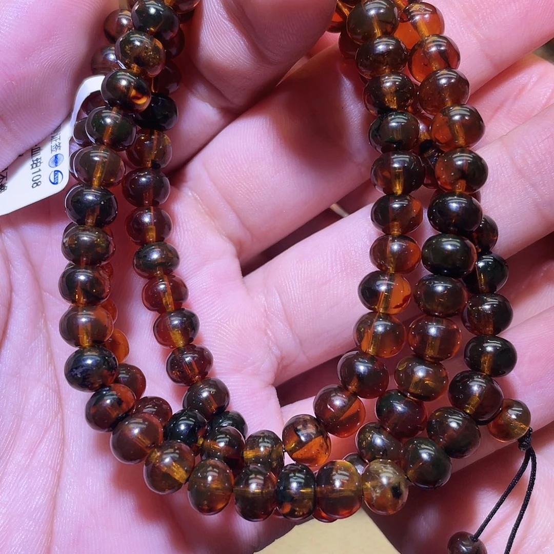 琥珀未镶嵌裸石7+抚顺琥珀108