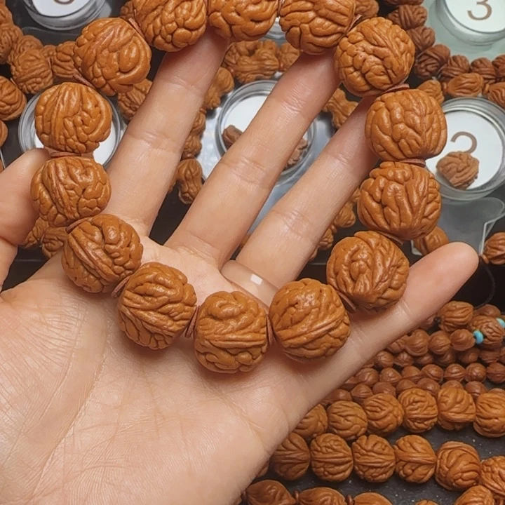 桃核手串龙纹桃核