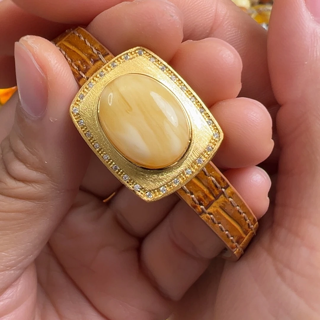 蜜蜡未镶嵌裸石蜜蜡