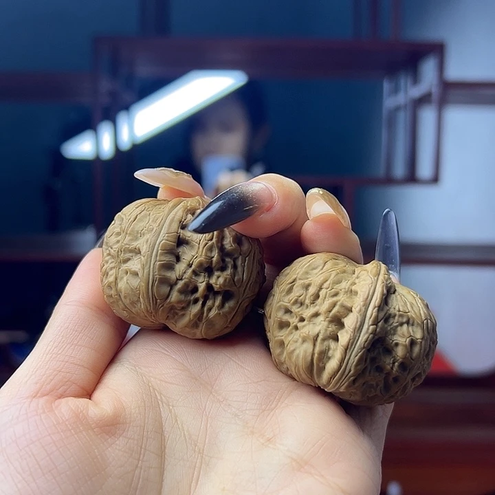 吊坠文玩核桃全品无修元宝尺寸42+