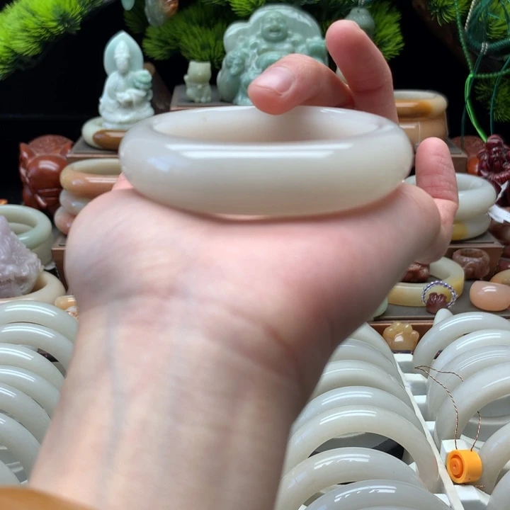 查罗石合金手镯（开口镯）55.6