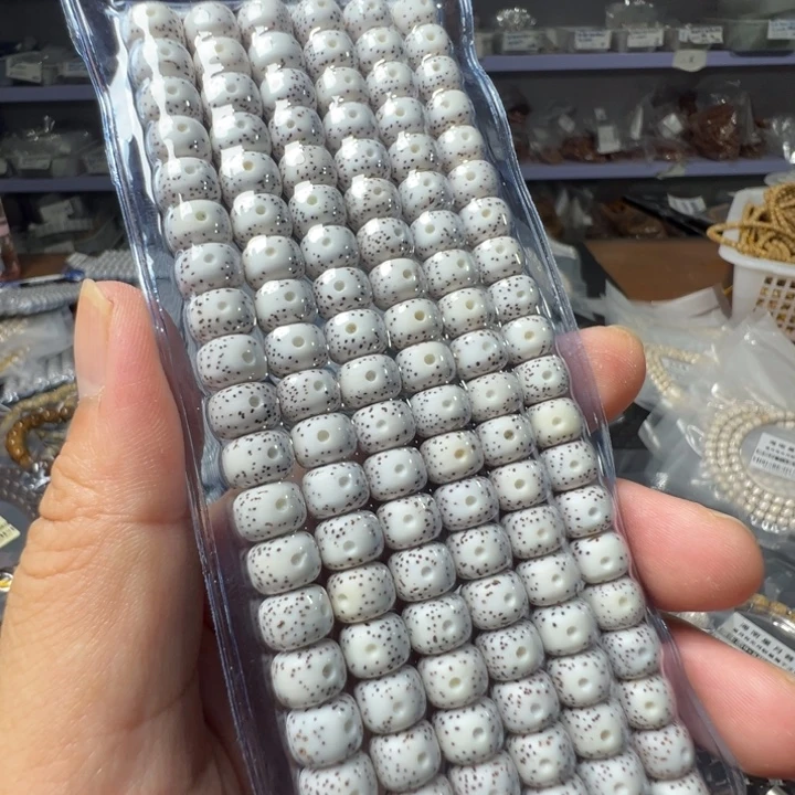 吊坠星月菩提桶珠9×7左右108颗0547号