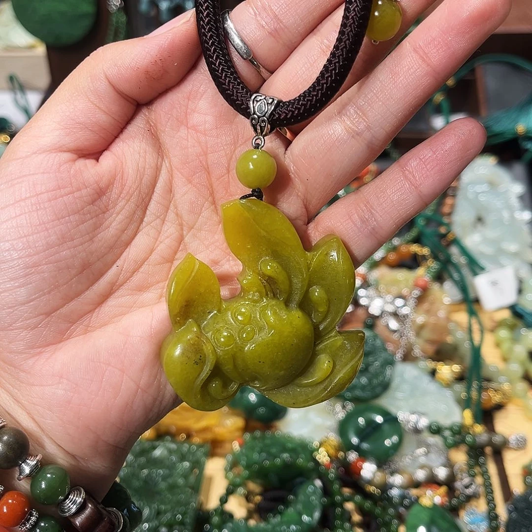 未镶嵌岫玉毛衣链