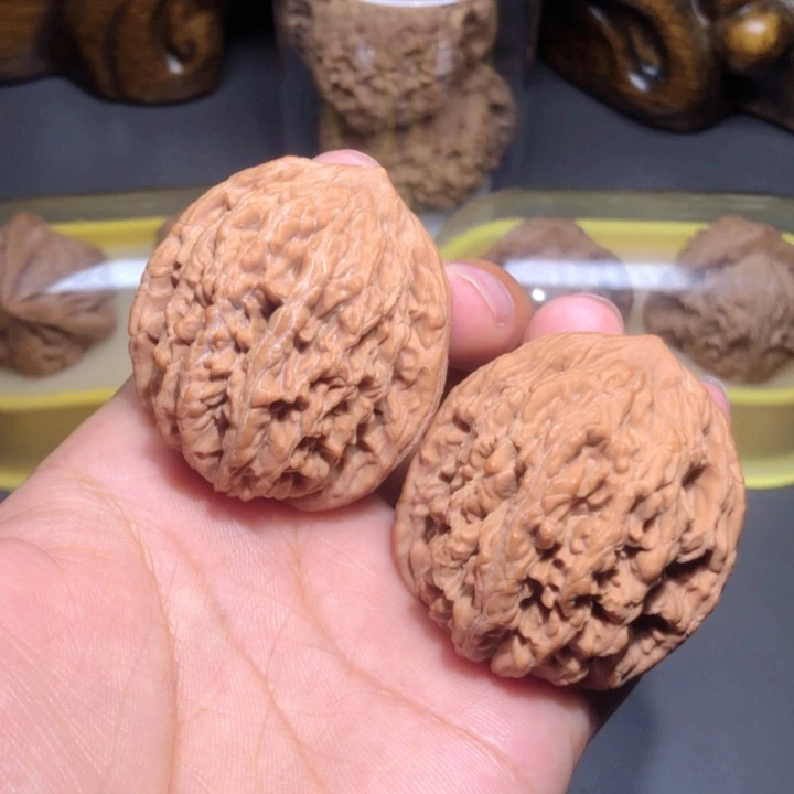 文玩核桃把件41麦虎