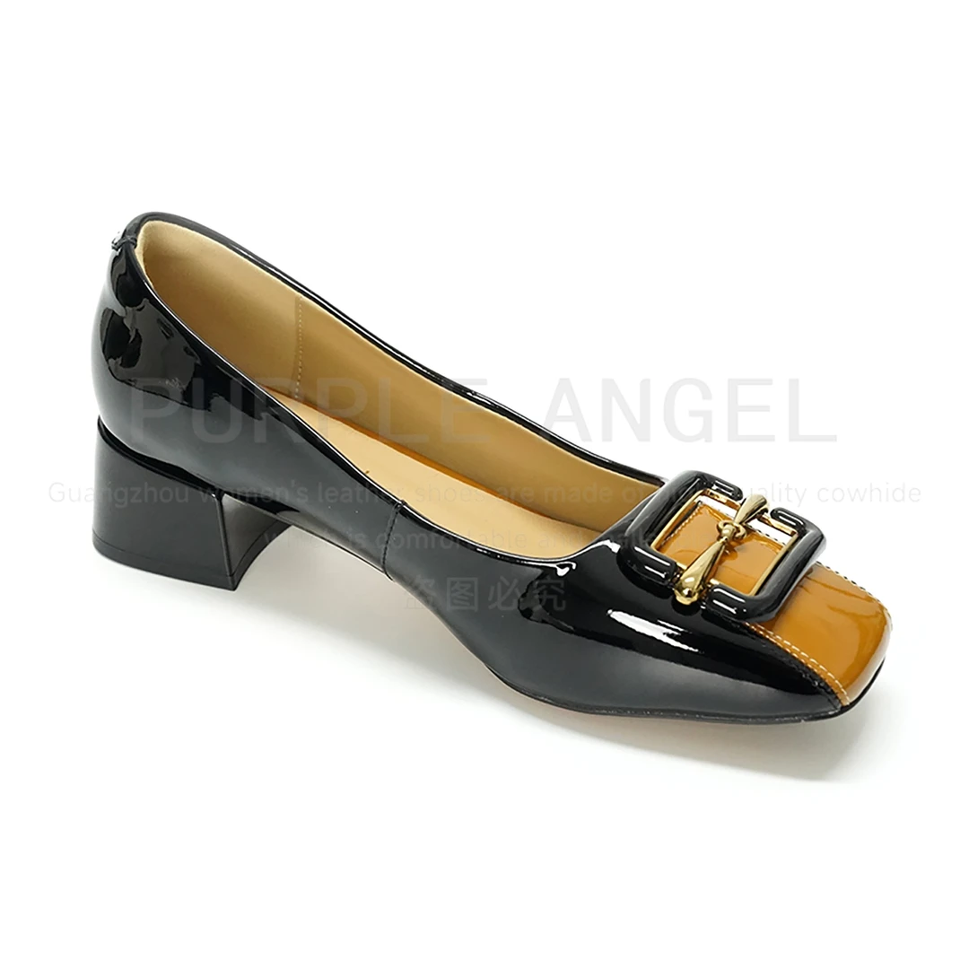 Chic Pa联名轻奢高定/时尚夏季透气拼接平底小单鞋27002