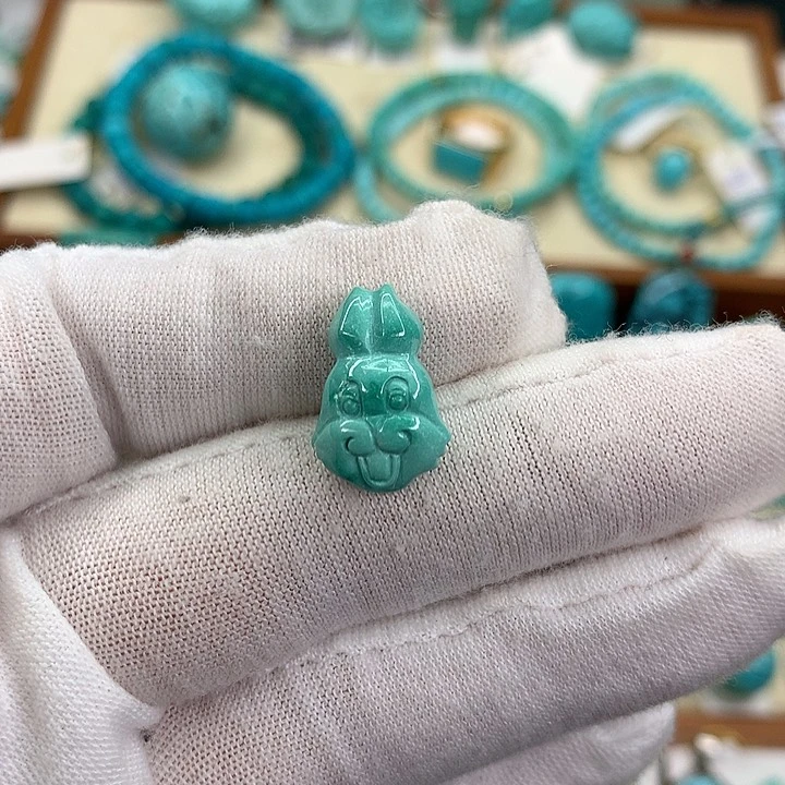 绿松石挂件未镶嵌