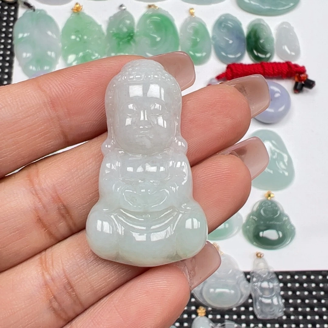 翡翠未镶嵌颈饰宝宝佛