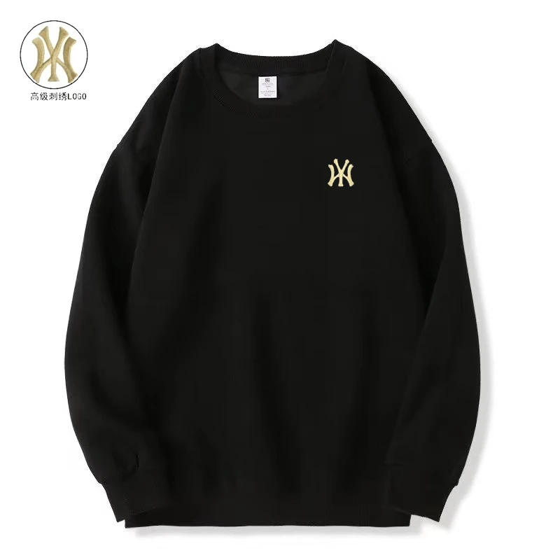 保罗WY春秋款圆领卫衣男女同款保暖长袖情侣百搭休闲