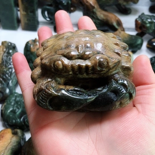 岫岩河磨玉（透闪石质玉）把件未镶嵌