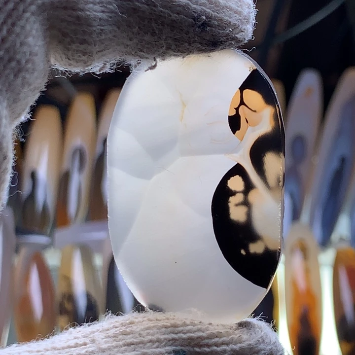 玛瑙/玉髓颈饰未镶嵌163