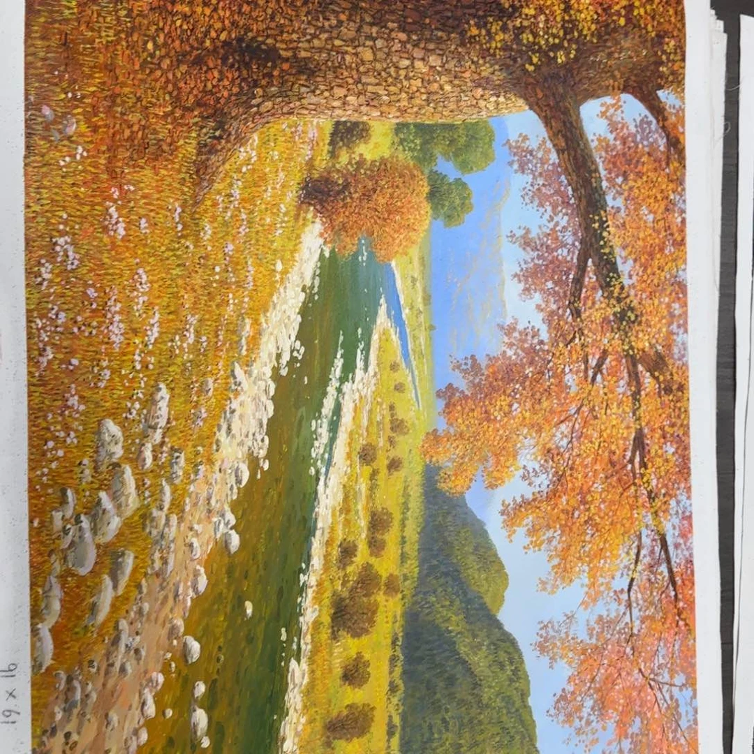 油画不知道为什么我就