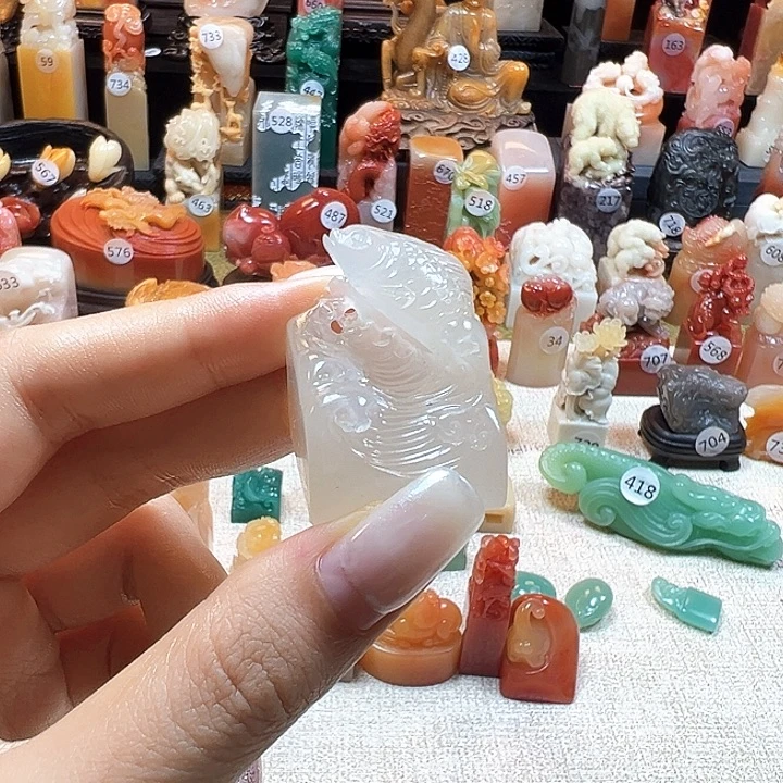 印石昌化石寿山石雕刻