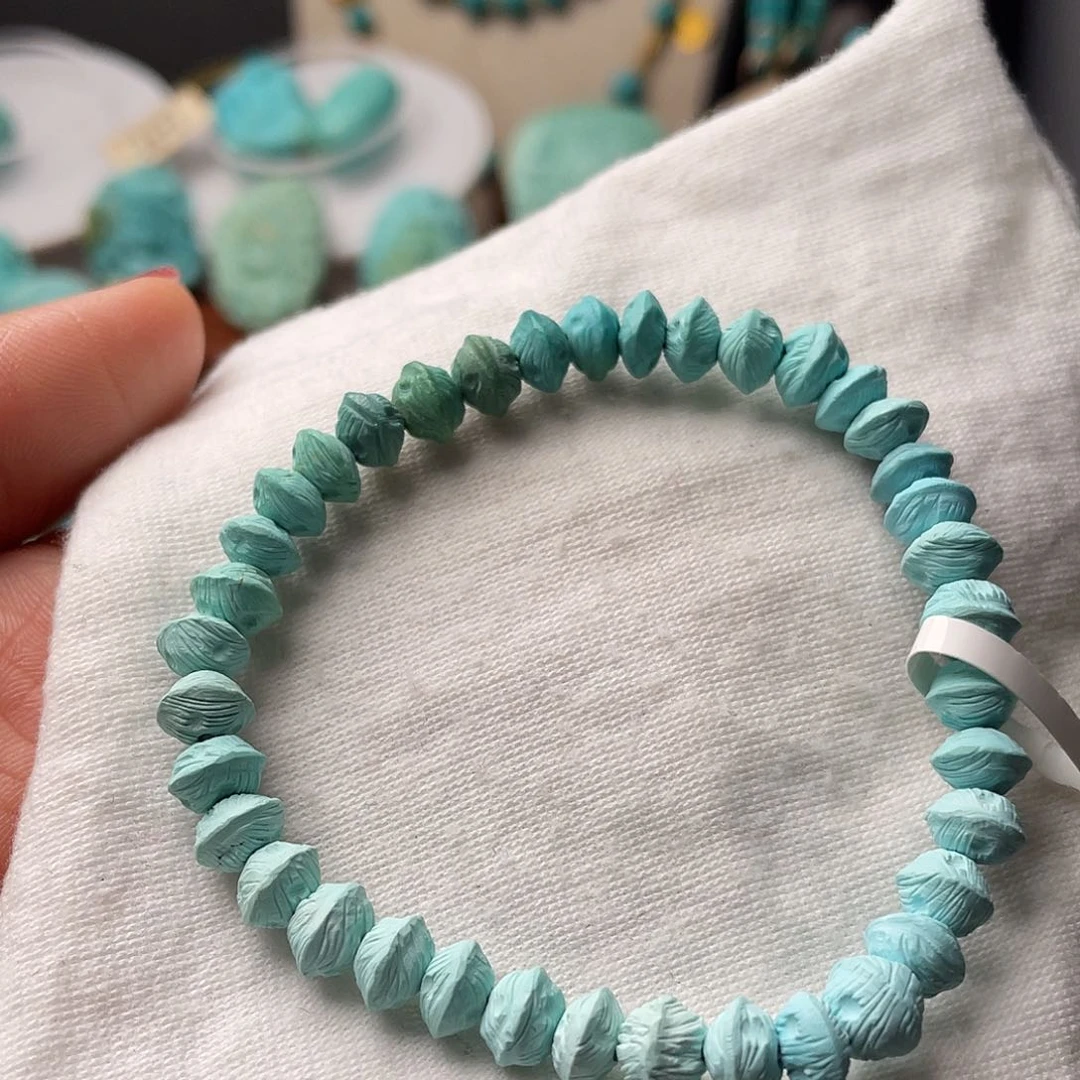 绿松石珠宝奇石未镶嵌