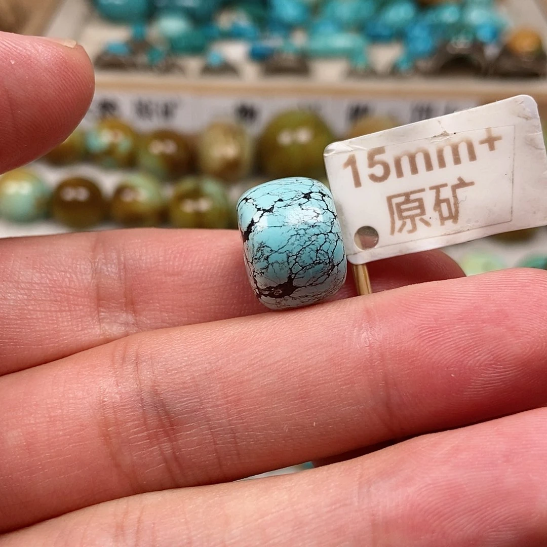 未镶嵌绿松石珠宝半成品