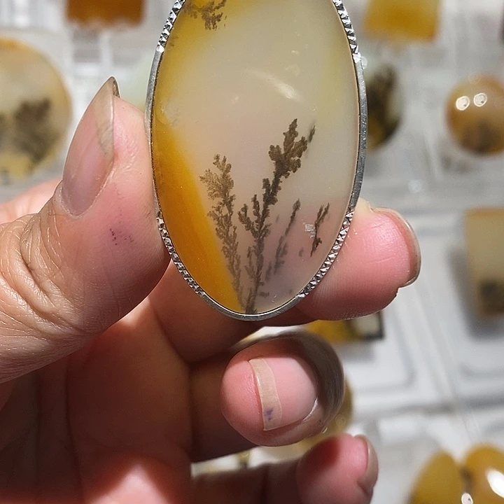 石英质玉（黄龙玉）未镶嵌颈饰