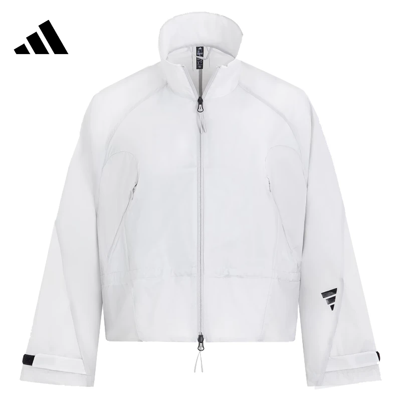 adidas阿迪达斯女子FUSTL W JKT梭织连帽运动外套JM4273