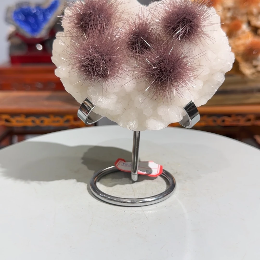 紫砂茶周边矿物晶体摆件禹**体