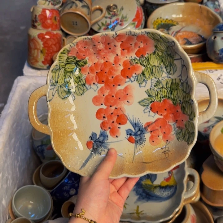 瓷片景德镇陶瓷手工手绘