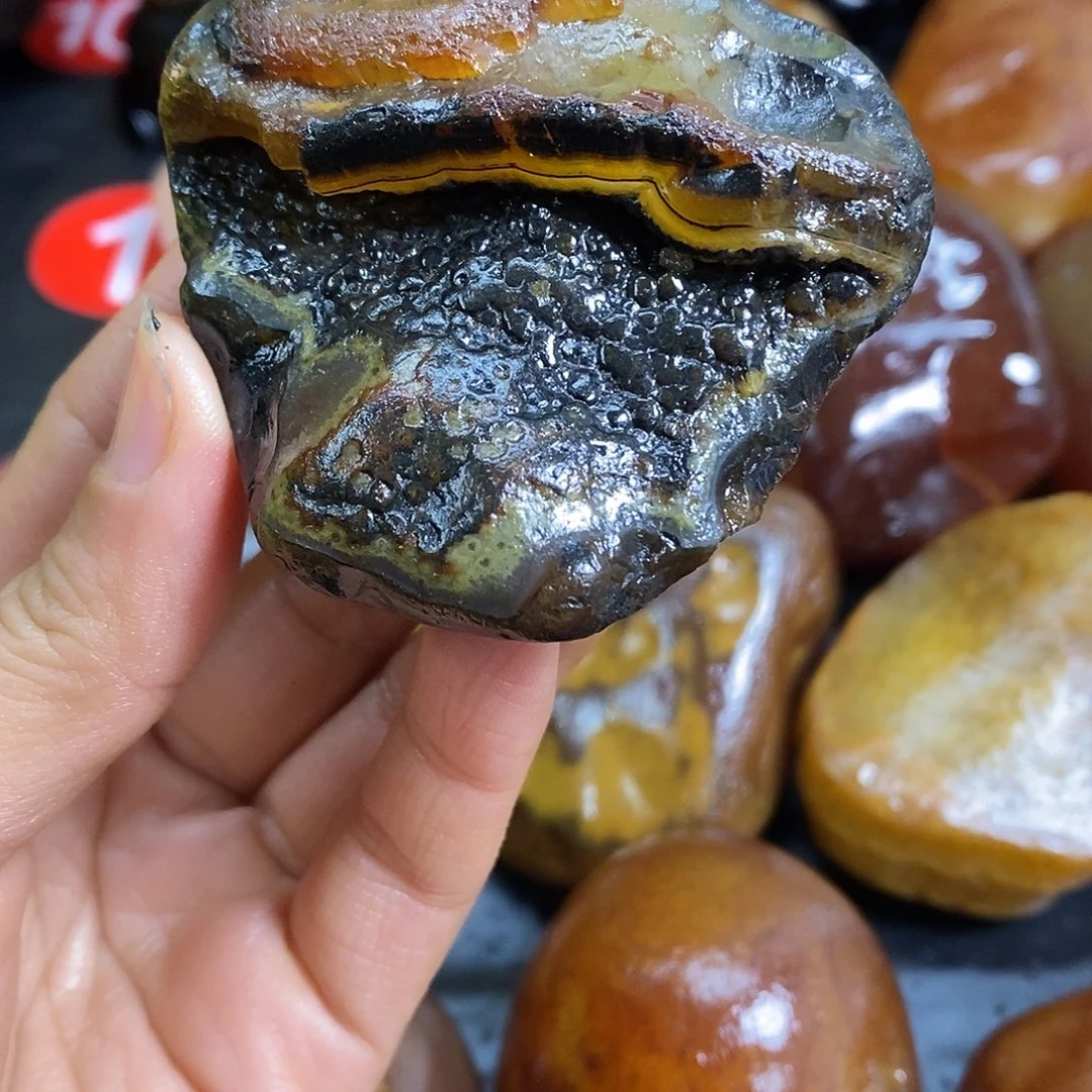 玛瑙/玉髓未镶嵌手把件