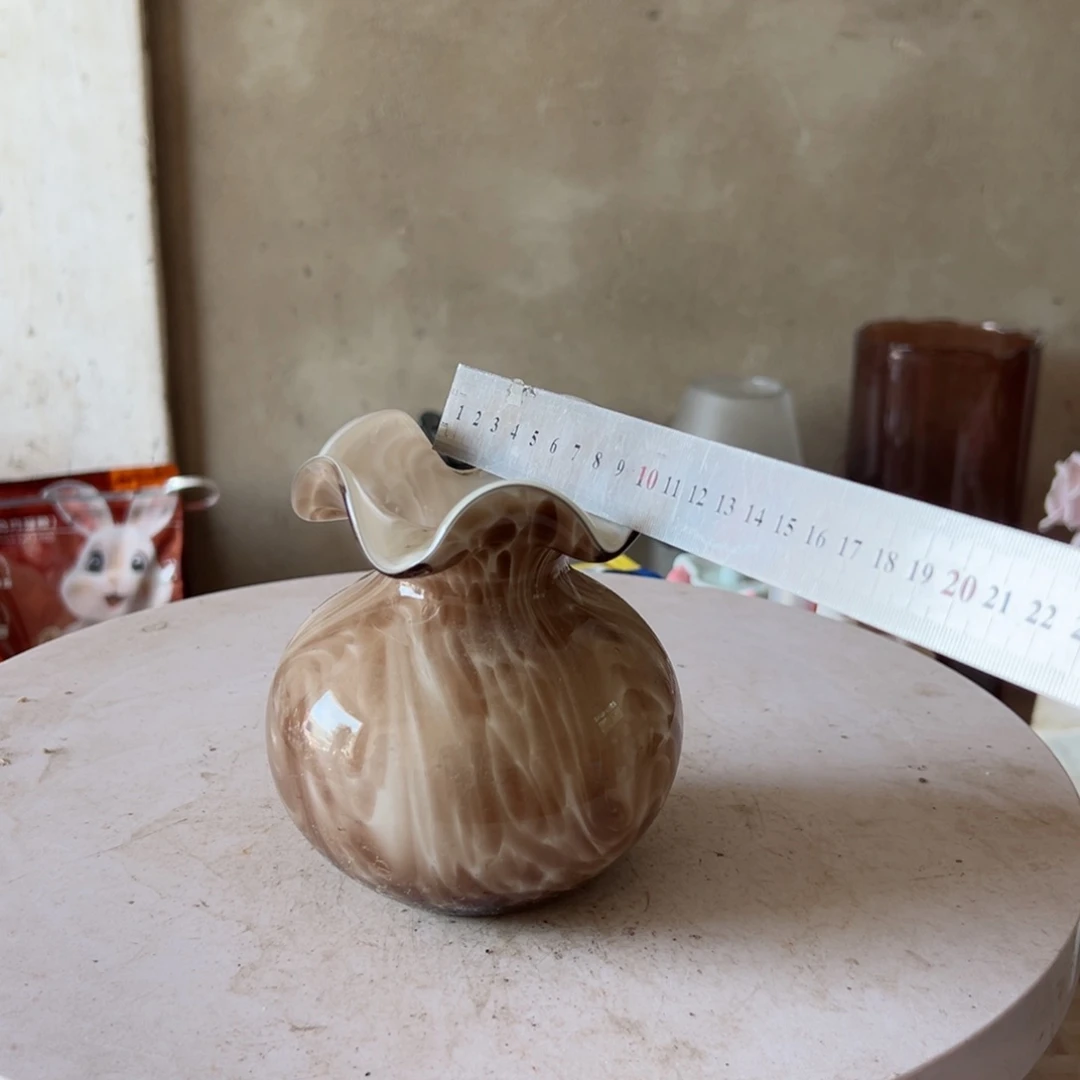 弘扬琉璃花器微瑕高度23