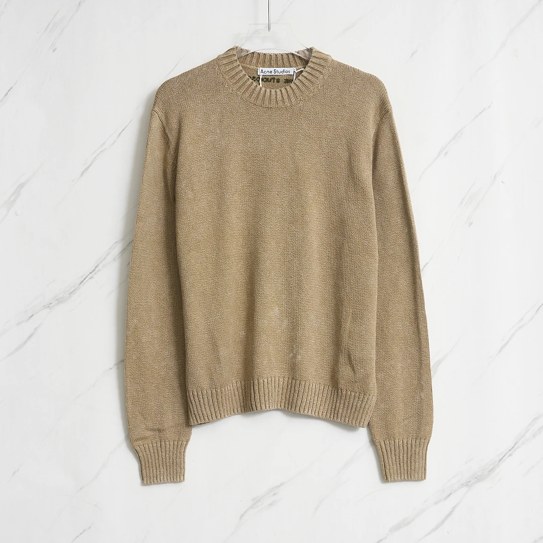 男士刺绣圆领针织衫/A5BU00014