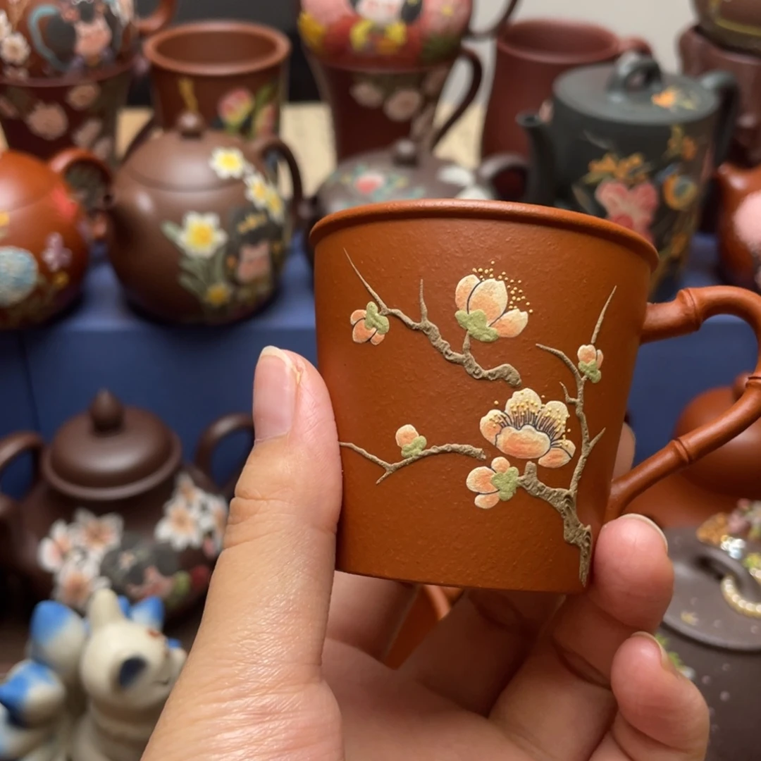 茶杯紫泥紫砂主人杯80cc