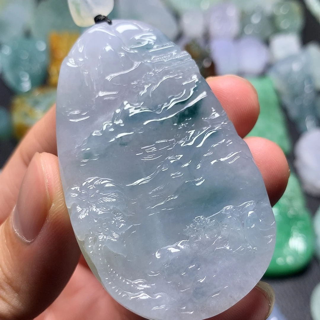 颈饰未镶嵌翡翠翡翠