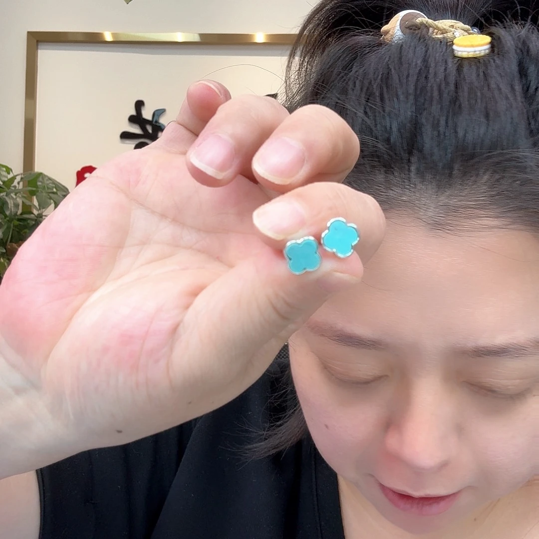 银S925镶嵌绿松石珠宝奇石86