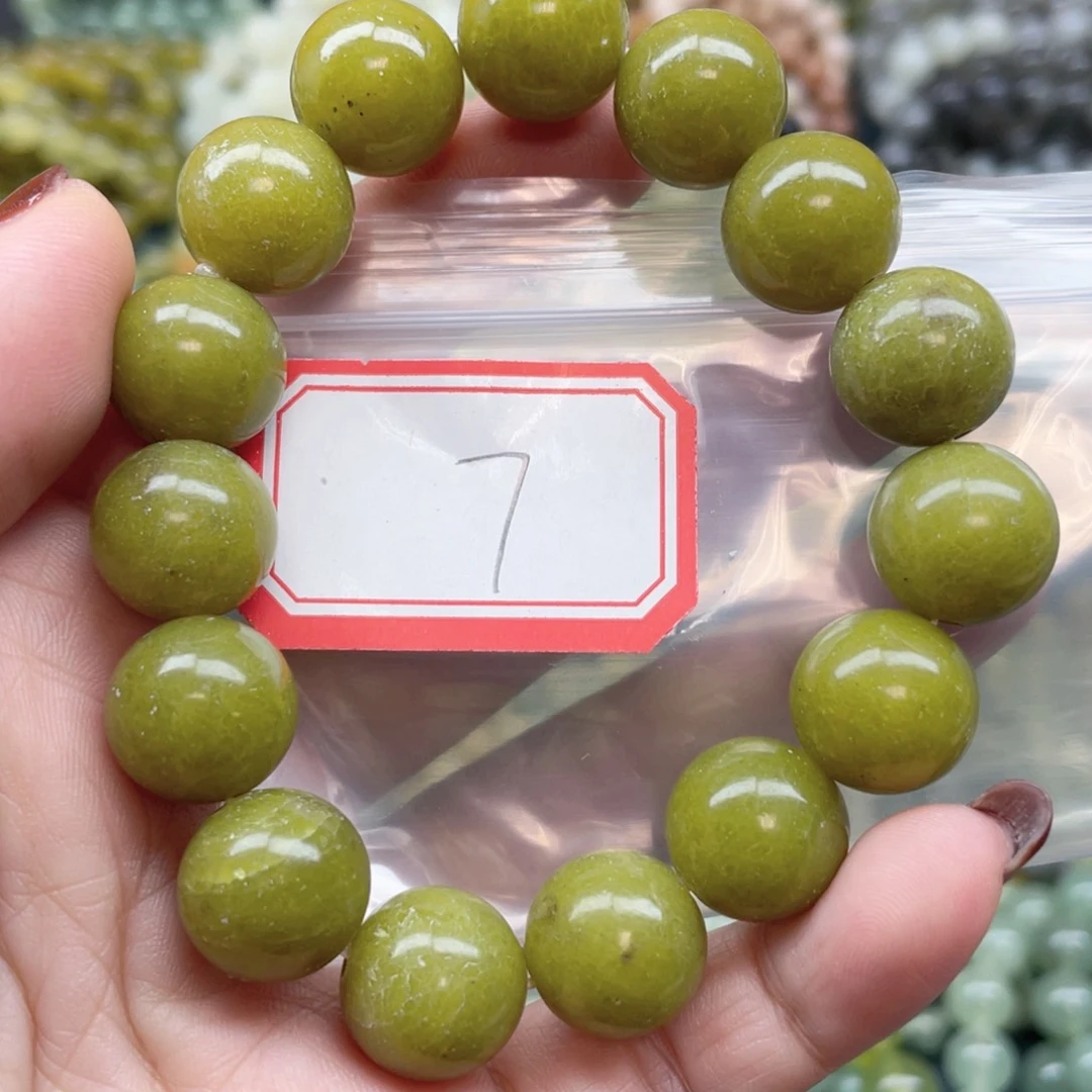 未镶嵌蛇纹石玉手串