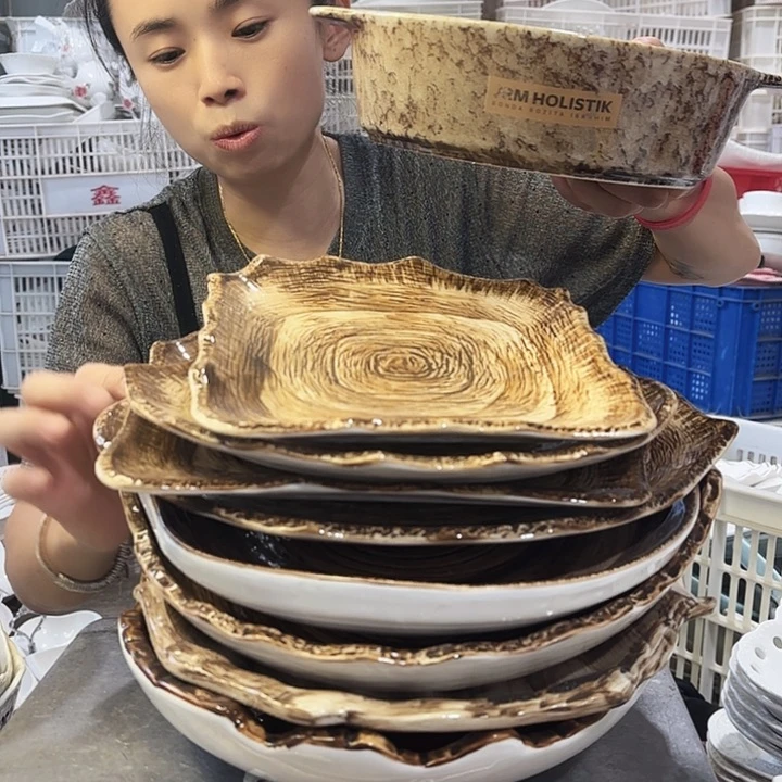 盘微瑕产品……复古八件套送一个双耳