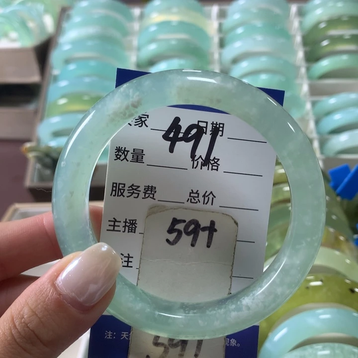 未镶嵌蛇纹石玉手镯491