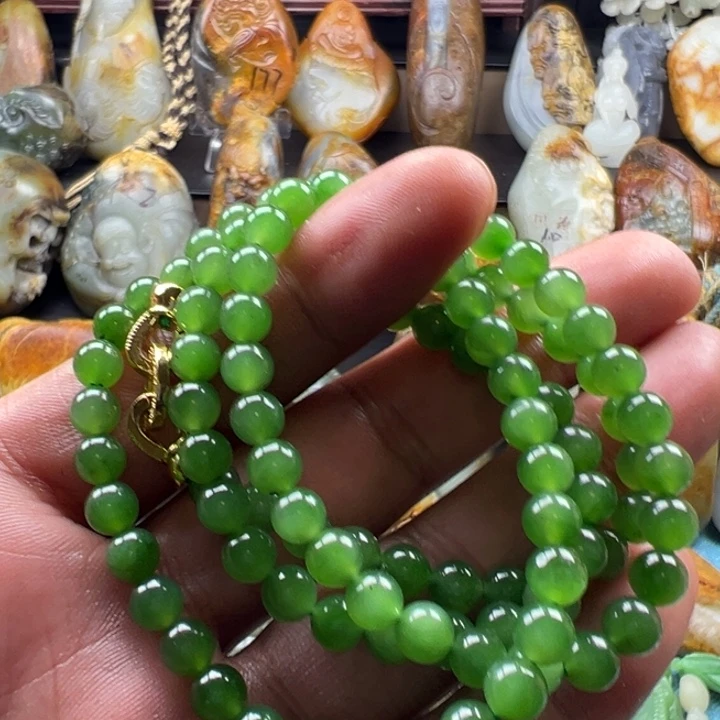 和田玉（碧玉）未镶嵌颈饰