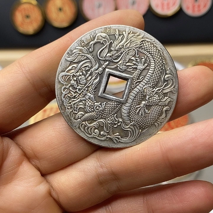 铜现代仿制工艺文创铜币