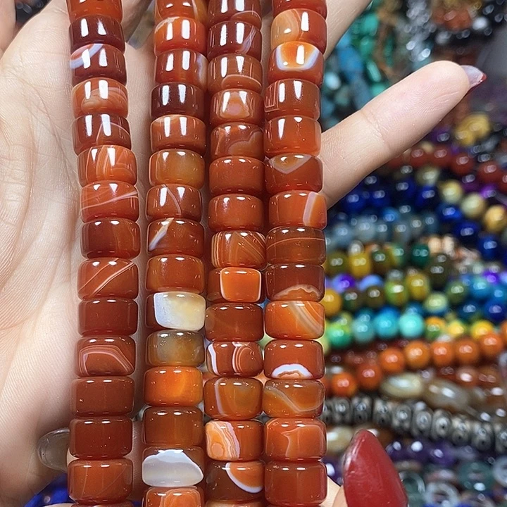 未镶嵌玛瑙/玉髓珠宝半成品玛瑙卡12mm