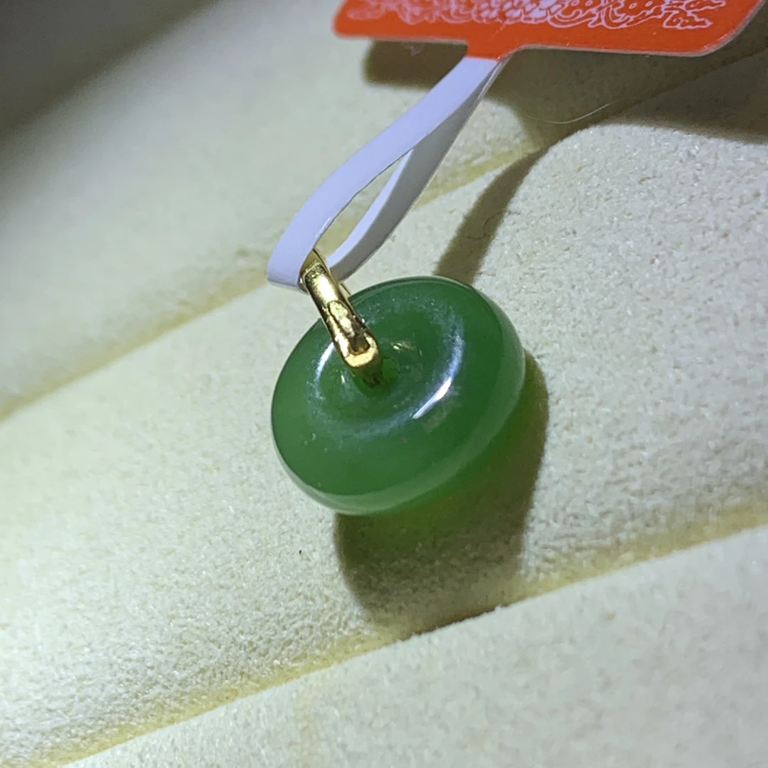 【六六和田玉】天然碧玉吊坠编号：A58