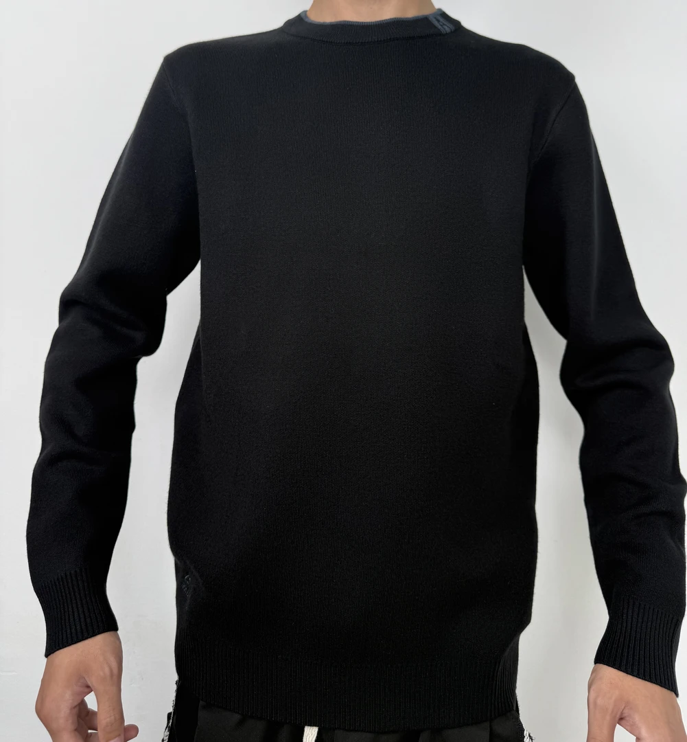 H家175 加厚弹力 撤柜原单剪标男装秋冬新款圆领休闲打底毛衣