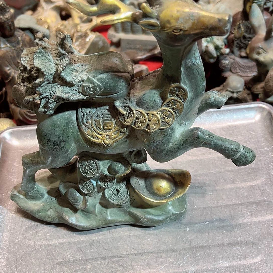 用****2黄铜摆件工艺品，