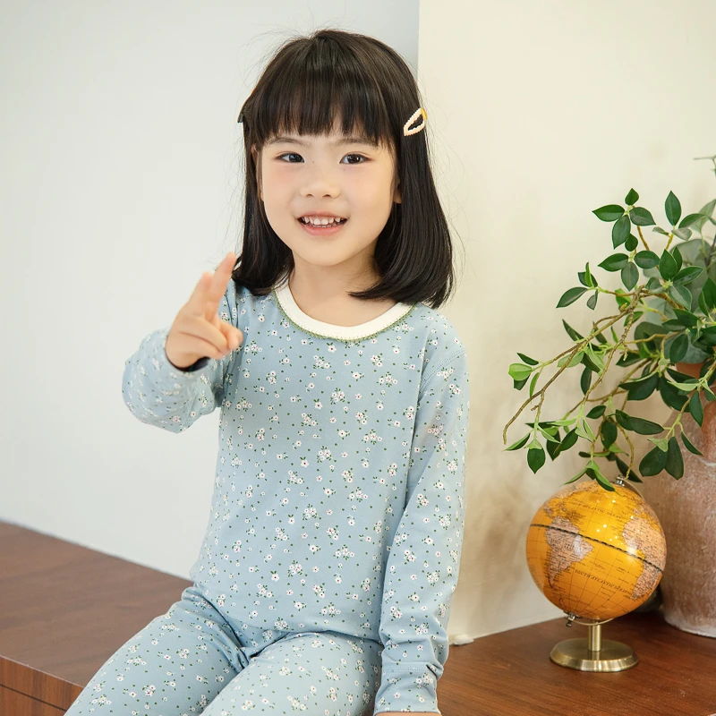 儿童内衣套装棉小女童无骨秋衣秋裤中小童打底线衣女孩春秋冬睡衣