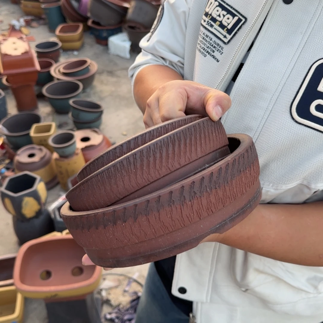 紫砂花盆瑕疵和瑕疵