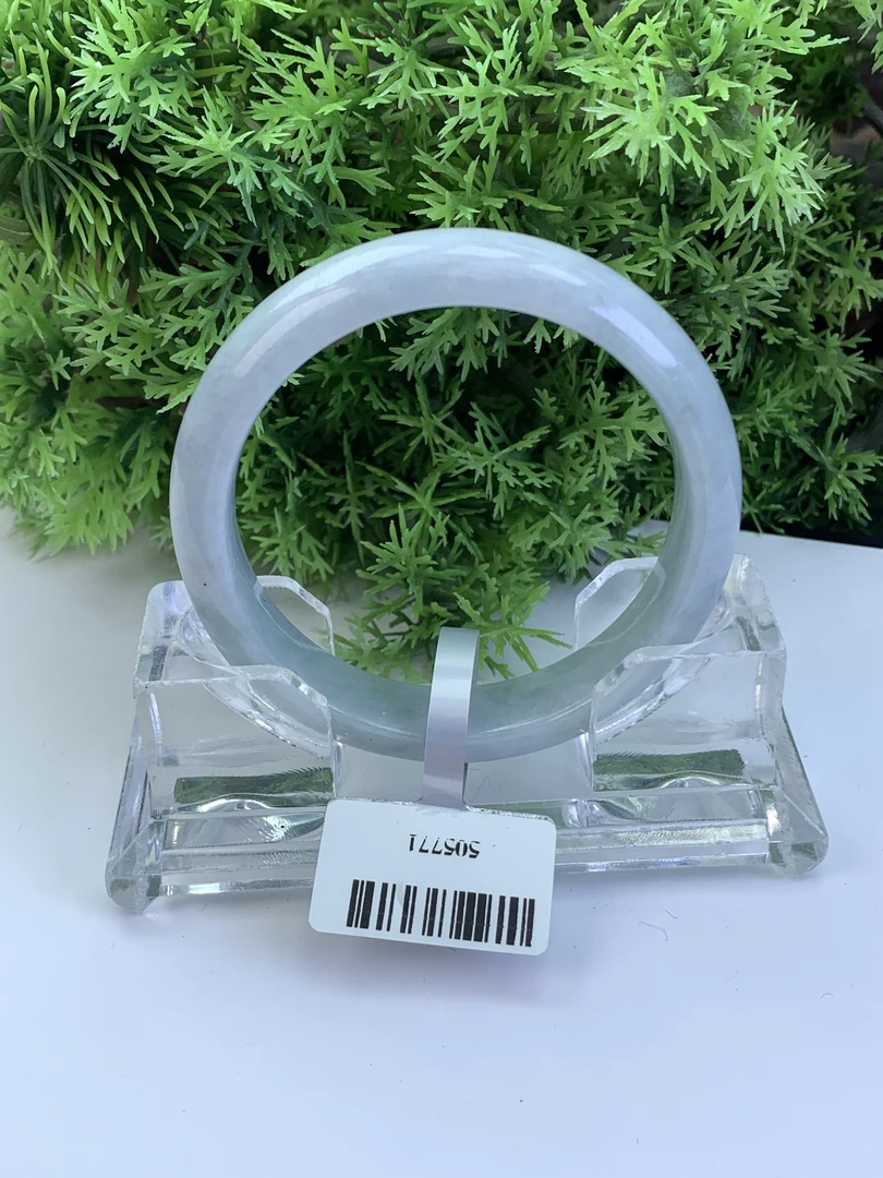 【刘思懿】天然缅甸A货翡翠手镯-F-9