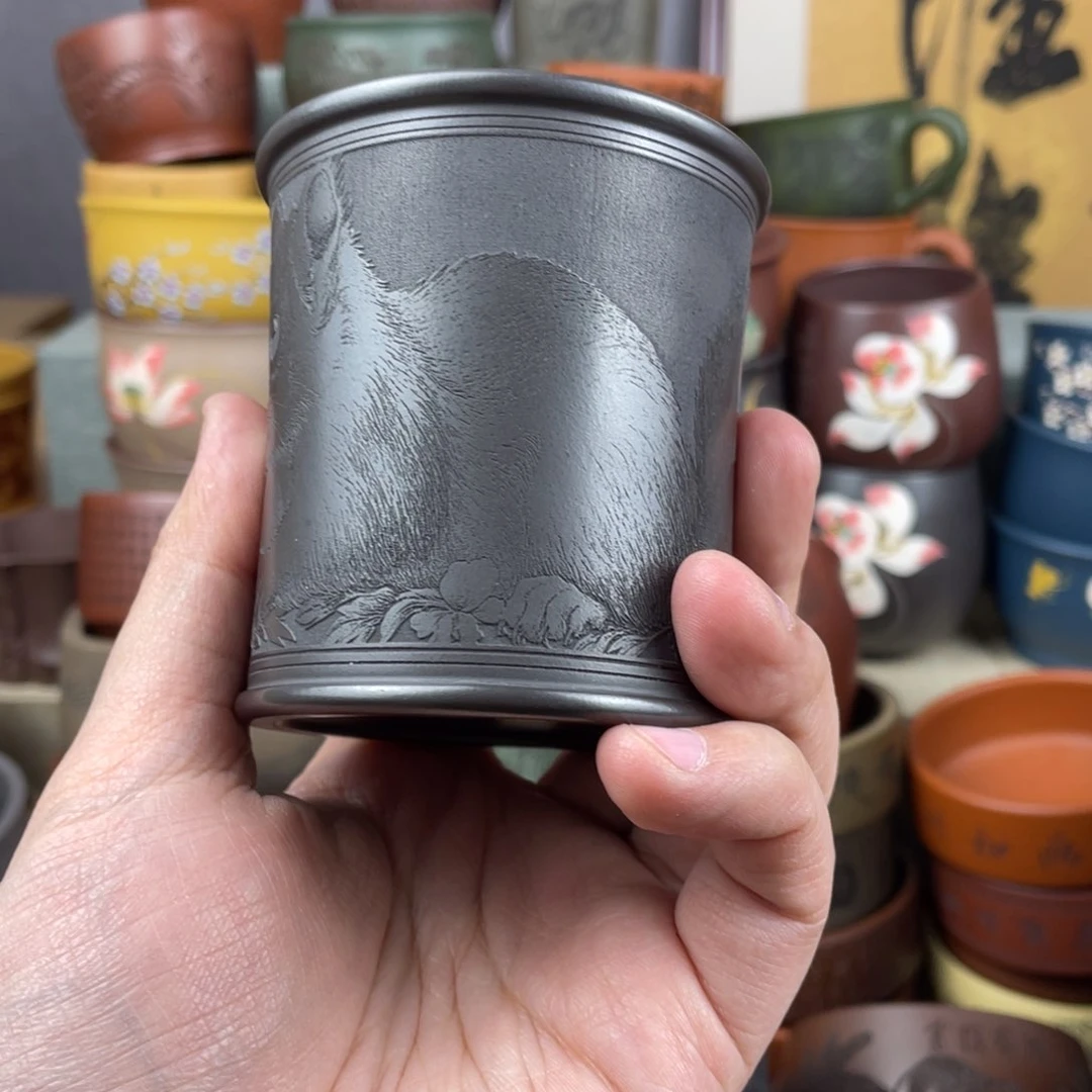 紫砂茶杯紫砂茶杯