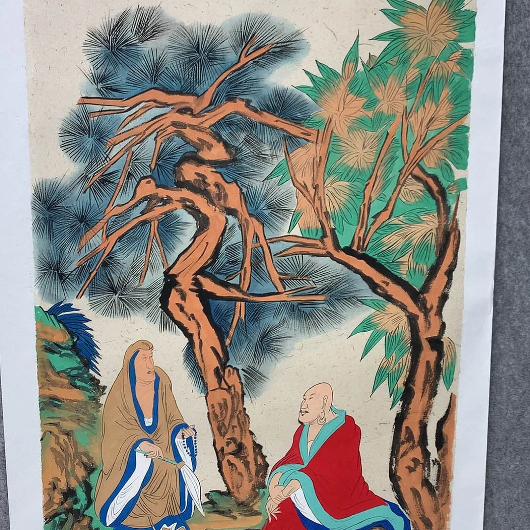 国画范老师罗汉作品