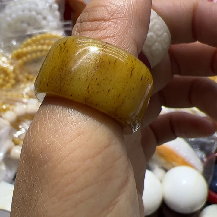 铁合金石英石老灵扳指
