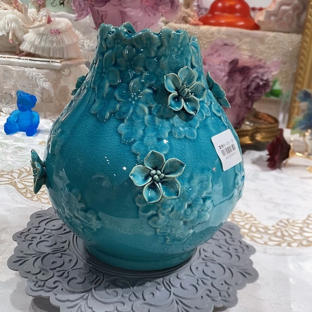 摆件0033福利出口高温瓷花瓶
