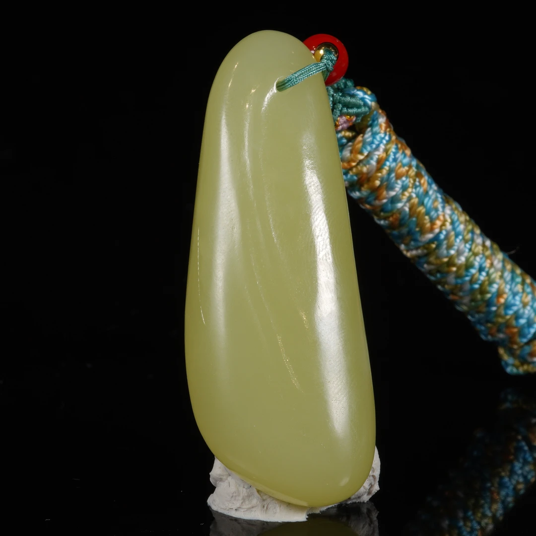 LOT.009和田黄玉吊坠X1672