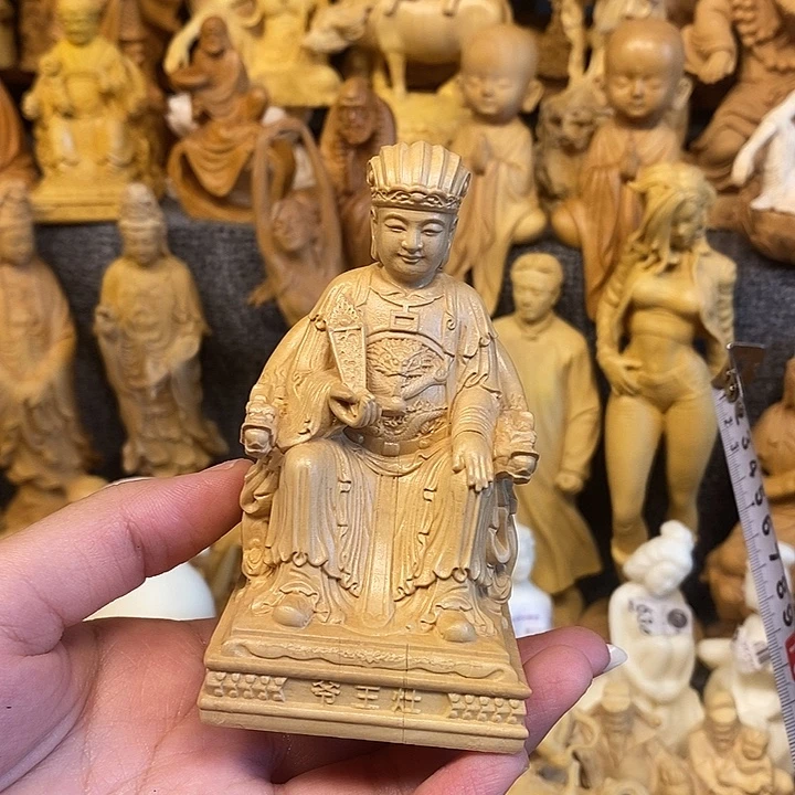 黄杨木黄杨木瑕疵灶王爷